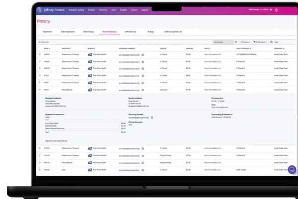 PitneyShip Pharmacy - compliance dashboard